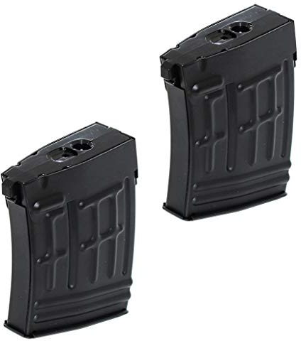 Generica Airsoft Softair CYMA 2pcs 80rd Mag Mid-Cap Magazin für RS CYMA SVD Sniper