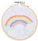 Stickpackung Kreuzstich Mini Kit Regenbogen