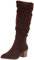 Amazon Essentials Stivali Alti Con Tacco A Blocco Donna, Marrone Toffee Scuro, 35 EU