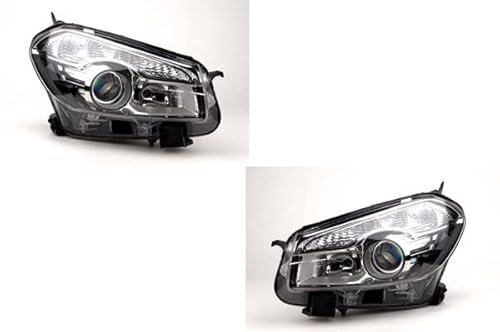 Johns, Scheinwerfer Satz passend für Nissan Qashqai Scheinwerfer J10 03/10- Xenon D1S/H7 Set links & rechts Fahrer.
