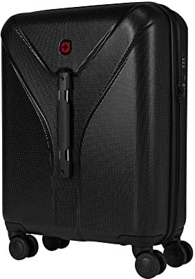 WENGER Ibex Carry-On Hartschalenkoffer, Handgepäck, Trolley, 35 l, Sicherheitsschloss, Damen Herren, Reisen Urlaub, Schwarz, 612039
