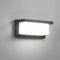 Lightsjoy Applique da Parete Esterno, IP66 Impermeabile Lampada da Parete, 18W 6000K LED Lampada Parete per Balcone, Veranda, Via, Garage Terrazzo Corridoio, Giardino (Bianco Freddo)