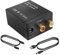 MEIRIYFA Digital zu Analog Audio Converter mit eingebautem Bluetooth 5.0 Chip, Digital Optical Koaxial zu Analog RCA Audio Converter Adapter mit Glasfaserkabel für Xbox TV Box DVD Amp Heimkino