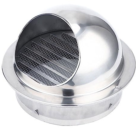 SOLUSTRE Tapa De Ventilación De Acero Inoxidable Para Campana Extractora 80mm Rejilla De Escape De Ventilación Fácil Instalación Material De