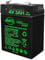 Batteria Ricaricabile al Piombo 4V 3A, Attacchi Faston F1 4,8mm, 4 Volt 3 Ah