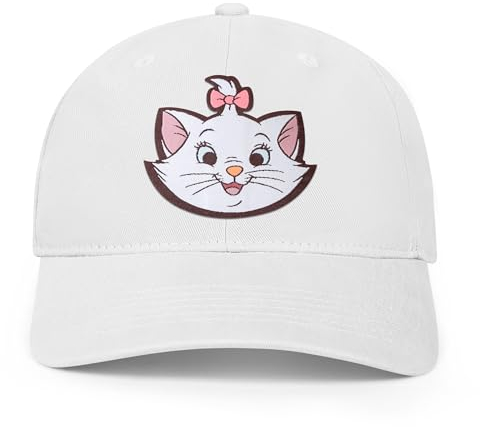Disney Baseballkappe für Erwachsene, The Aristocats, Marie, verstellbar, Dad-Mütze