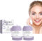 Lala Retro Whipped Cream, Polypeptide Cream, Push Down Cream Dispenser with Pump, Moisturising Face Cream 50 ml (2 Pieces * Purple)