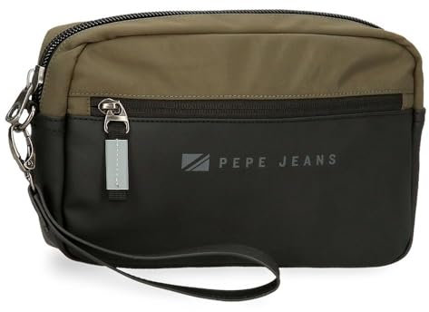 Pepe Jeans Jarvis Handtasche, Dunkelgrün, Handtasche