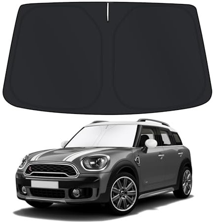 D-Lumina Parasol para Parabrisas para Accesorios B.MW F60, Parasol para Parabrisas Delantero, Protector de Parabrisas de Coche contra los Rayos UV, Plegable y Portátil
