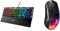 SteelSeries Apex 7 - Clavier de Gaming mécanique - Écran OLED Smart Display - Switchs Rouges & Aerox 3 Wireless - Souris Gaming RGB trouée - Design étanche Ultra-léger