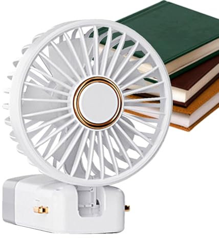 Ventilador Recargable Portátil,Ventilador De Mano, Ventilador de aire acondicionado portátil plegable, Recargable por USB, aire acondicionado portátil, dispositivo de refrigeración de escritorio, cord