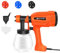 Paint Sprayer, Fence Paint Sprayer, Paint Sprayer for Walls and Ceilings, 1000ML Garden Fence Sprayer, 3 Patterns HVLP Fence Paint Sprayer, Electric Spray Gun with 3 Nozzles, Prefect for Cabinets