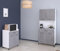 Parisot Küchenbuffet-Set Malice 1 Weiß/Beton Optik hell