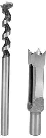 Square Hole Drill Bit, Mortise Drill Bit Hollow Chisel Mortise Power Tool Woodworking Mortiser Square Drill Bits Mortise And Tenon Tools for Mortise Machine