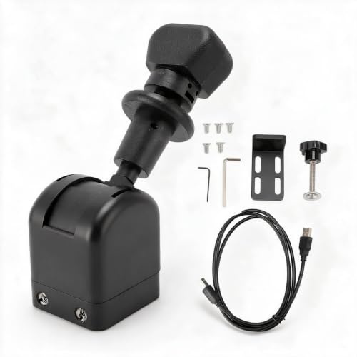 SENECESLI PC USB Handbremse, für ATS für ETS2 Spiele, für G27, G29, G920, G923, für T300 T300RS T GT, PC Rennspiel USB Handbremse