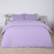 OHS King Size Bedding Set Marble, Ultrasoft Microfibre, Modern Lilac/Blue Marble Print Reversible, Luxurious Duvet Cover & 2 Pillowcase, Lilac/Blue-King Size