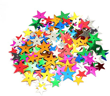 VILLCASE 30 Gramm Glitzer-konfetti Mit Sternenmuster Pailletten Pailletten Zum Basteln