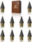 RaylKING 2B-Effekt Ewiger Bleistift Ersatzminen (10er-Pack) – extra dunkler Graphit (schnellere Abnutzung), für B300/C1300/C1800/D600