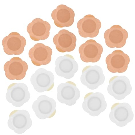 VERDANVERSE 20 Stück Selbstklebende Rizinusölpflaster aus Leichtem Spunlace Material Hochabsorbierend für Yoga und Fitness Praktische Bauchnabelflicken zur Hautpflege