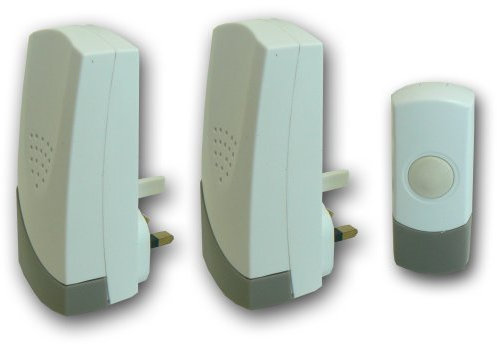 Europasonic Plug in Cordless Door Chime (Pack of 2)