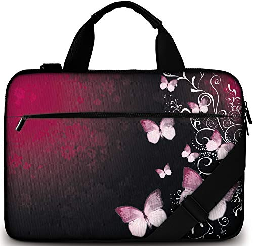 Sidorenko Sacoche Ordinateur 15/15.6 Pouces - Sac Ordinateur Moderne en Toile I Ordinateur Portable de Haute Qualité I Pochette Ordinateur Étanche à l'Eau et à la Saleté