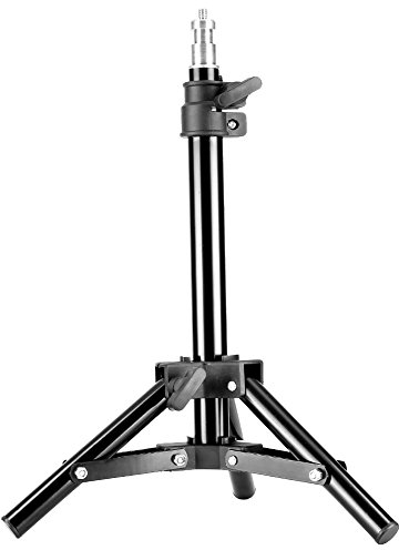 Neewer® Mini Light Stand Stativo Cavalletto per Fotografia in Alluminio con Altezza Massima 32/80cm per Riflettori, Softbox, Luci, Ombrelli, Fondali