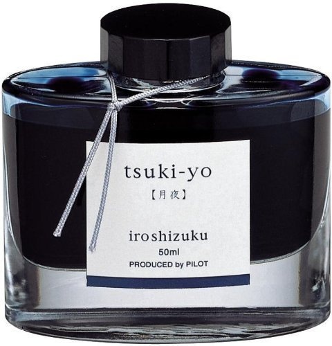 Pilot Iroshizuku Bottled Fountain Pen Ink, Tsuki-Yo, Moonlight, Teal (69205) by Pilot (English Manual)