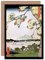 Wee Blue Coo Kirschblüten Am Spring River Japanisches Ukiyo E Geburtstagskarte Grußkarte