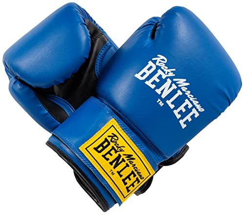Benlee Rocky Marciano Rodney - Guante de boxeo (PVC), color azul/negro, talla 14