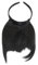 WIG ME UP - HA071T-1B Clip-in Pony mit Haarreif und längeren Seitenhaar, besonders natürliche Wirkung, Schwarz (1B)