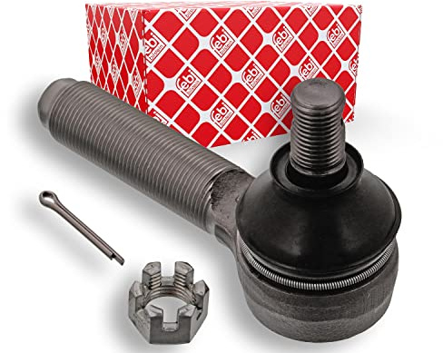 febi bilstein 43260 Spurstangenendstück mit Kronenmutter und Splint, 1 Stück | Kompatibel mit: TOYOTA HILUX V Pick-up, VW TARO