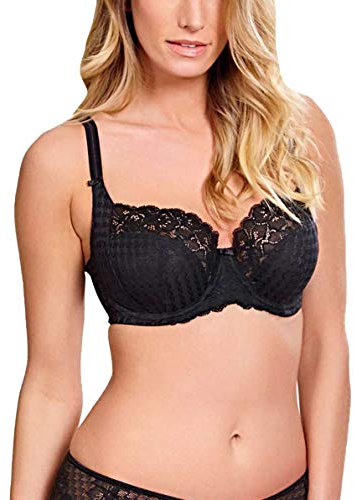 Panache Women's Envy Full Cup Everyday Bra, Black, 32GG