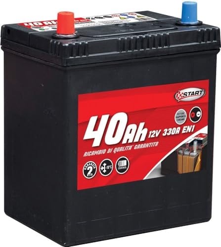 Batteria Auto 40AH per vetture giapponesi-coreane polo sinistro J37