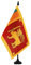 AZ FLAG - Tischflagge Sri Lanka - 21x14 cm - Demokratische Sozialistische Republik Sri Lanka Tischfahne 14 x 21 Cm - Flaggen