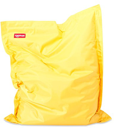 Roomox Junior Sitzsack Original - Großer Sitzsack für drinnen und draußen 130 x 100 x 30 cm geräumiger Sitzsack Bodenkissen aus Wasserresistentem Polyester