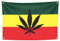 KINO Homie Jamaika-Reggae-Stil Unkraut Marihuana-Blatt Dekorativer Wandteppich Rasta-Flagge Bar Club Tattoo Shop Banner Wandbehang Stoff Poster Cannabis