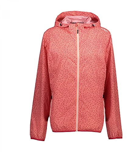 CMP Damen Damen-regenjacke mit Abnehmbarer Kapuze Coat