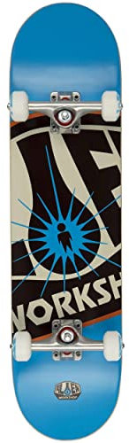 Komplettes Skateboard OG Logo, 8, Blau