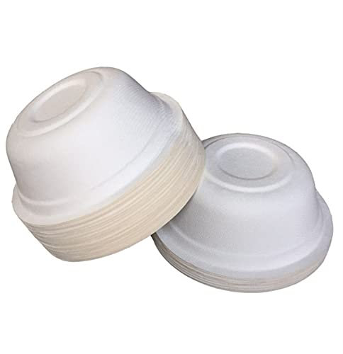 Lot de 200 gamelles jetables biodégradables pour chiots et chats 350 mI / 1 tasse