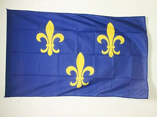 AZ FLAG Bandera de los Franco Americanos del Midwest 90x60cm para Palo - Bandera DE LOS FRANCOAMERICANOS 60 x 90 cm