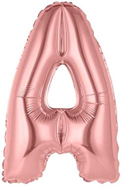 SV SURPRISEZ-VOUS - Ballon Aluminium Lettre A 36CM Rose Gold