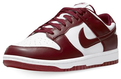 Nike Dunk Low Retro Damen Basketballschuhe, Weiß Grenate, 45.5 EU, White Grenate, 45.5 EU