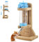 Vibbang Distributeur d'eau pour Petits Animaux, Biberon Lapin, avec Support en Bois Réglable, 125ml Biberon Rongeur sur Pied Distributeur d'eau pour Hamster Cochon d'Inde Furet Gerbille Chinchilla