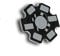 Vrabocry 25 Stück 1 W 3 W 5 W LED Kühlkörper (2-polig) Aluminium-Grundplatte PCB Leiterplatte Substrat 20 mm Stern DIY Kühlkörper Kühlung für COB High Power LED Chips Lampenperlen 1/3/5 Watt