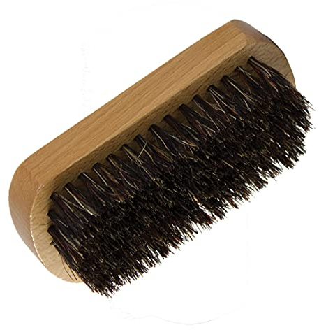 MAN42 Barber Bartbürste Bürste Holz mit Wildschwein Borste, 10 cm