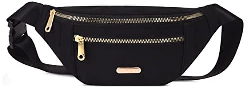 Brinny Sac Banane pour Femme - Ceinture de Course pour téléphone Portable - étanche - avec Sangle réglable - pour Voyage, Sport, Course à Pied