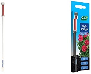 Westland 732158 Gießanzeiger groß, 26 cm, weiß – Pflanzen Gießmelder, Wasserbedarf-Anzeige für Pflanzen in Blumenerde & Gießanzeiger klein, 16 cm, anthrazit – Pflanzen Gießmelder