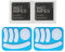 Patas de ratón con bordes curvados redondeados para adaptarse a Logitech G PRO Wireless Gaming Mouse Glide Feet White Mouse Glider Pads