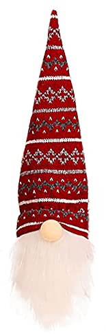 Verzierung Mann gestrickte Weihnachten gesichtslose Flasche Wolle/Weine Abdeckung alte Wohneinrichtung Gummistopfen Konisch Naturkautschuk