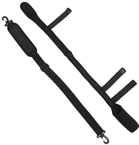 Sosoport Cintura Porta Canne Cintura Di Aste Porta Canne Pesca Attrezzi Da Pesca Astuccio Per Canne Pesca Tracolla Per Canna Pesca Viaggiare Portatile Porta Canne Da Pesca Poliestere